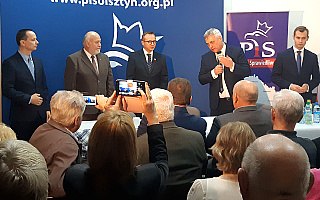 Jerzy Szmit udzielił poparcia kandydatowi na burmistrza Szczytna. „Łączy on doświadczenie z pozytywną energią”